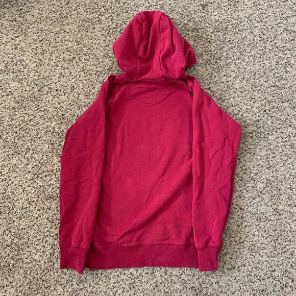 Gymshark Womens Dark Pink Pullover Hoodie Size L Cotton Blend - Picture 2 of 7